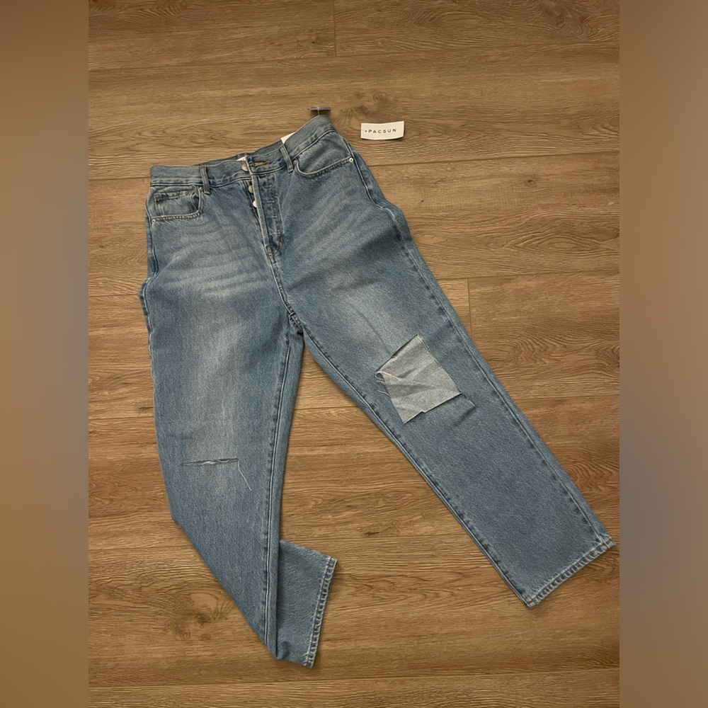 PACSUN high rise, straight-leg jeans